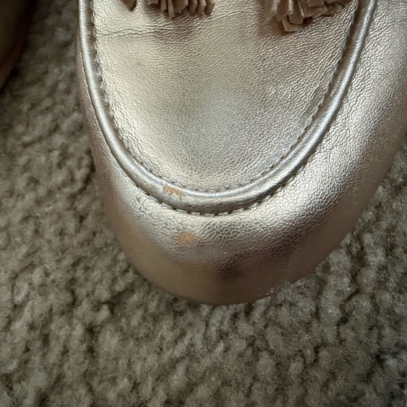 Franco Sarto Women's Rose Gold Loafers - Picture 3 of 4